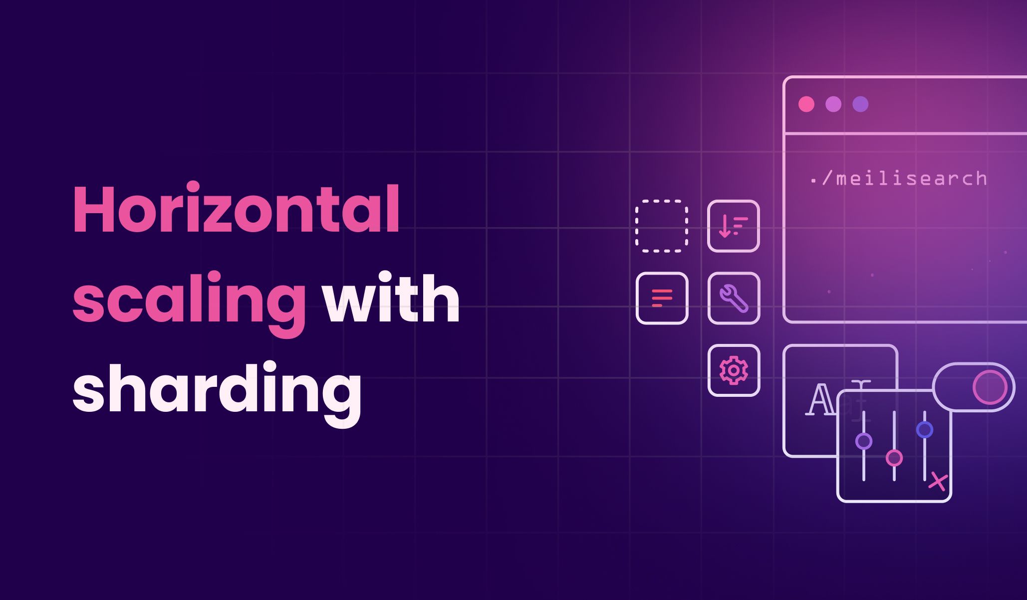 Horizontal scaling with sharding