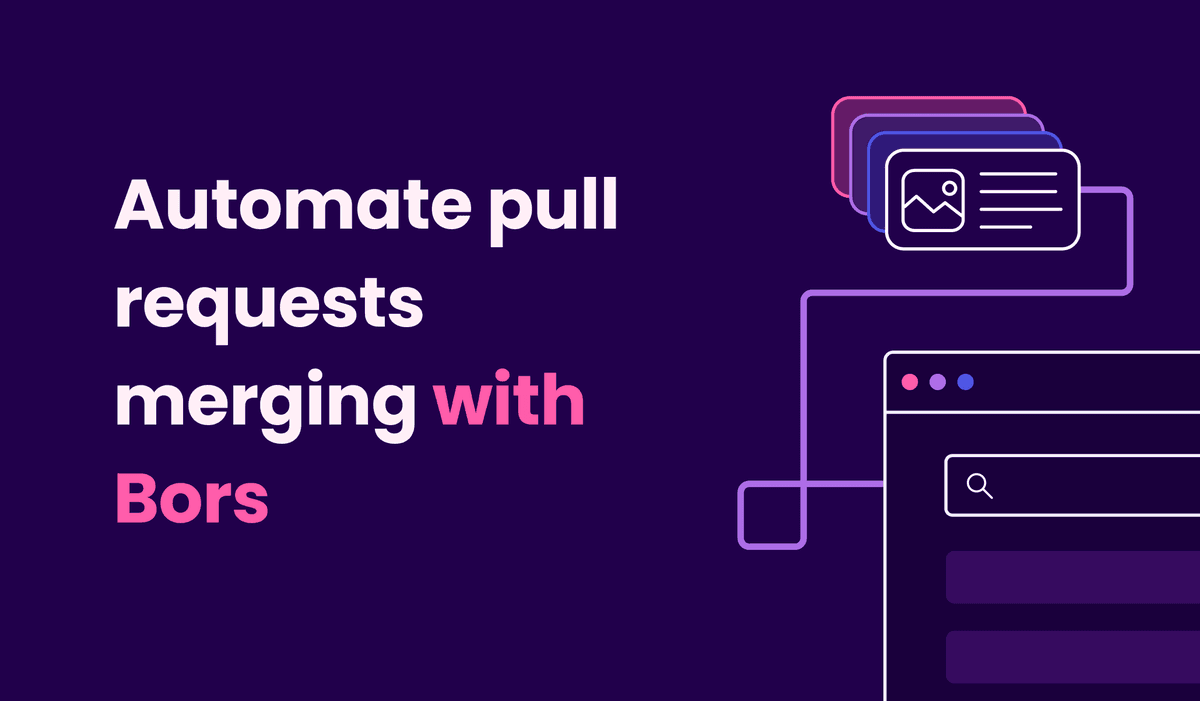 Automate pull requests merging with Bors