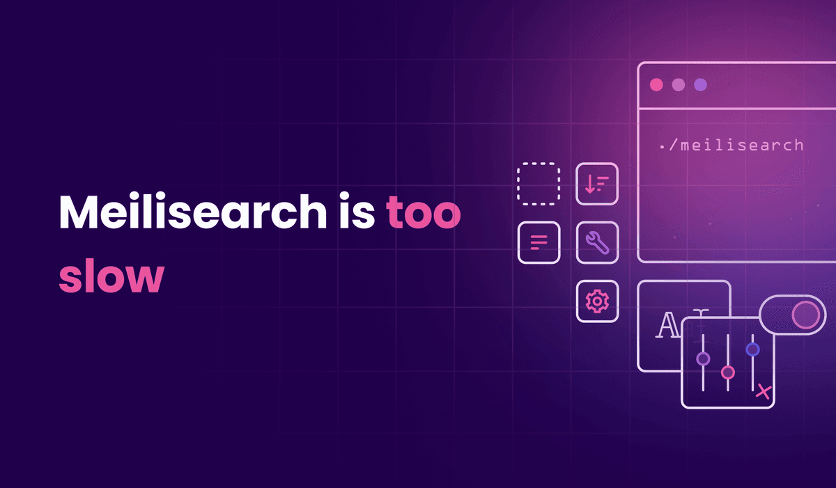Meilisearch is too slow